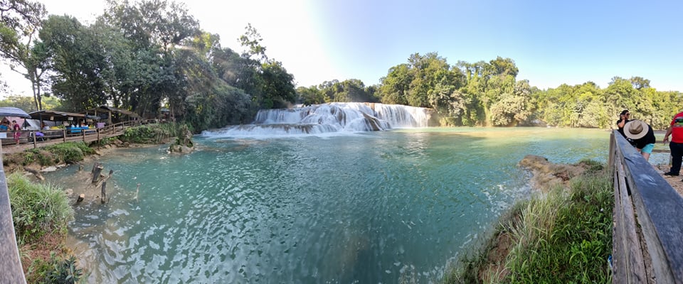 cascada de agua azul chiapas